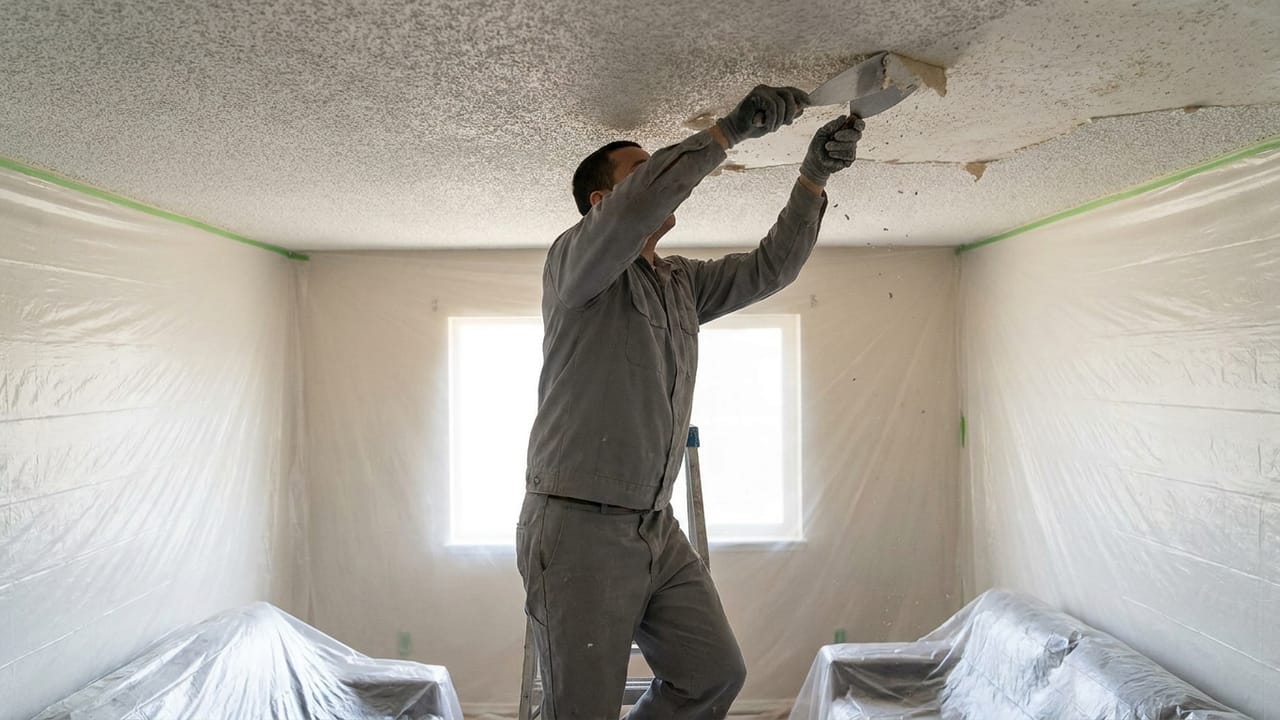 Popcorn Ceiling Removal in Nashville